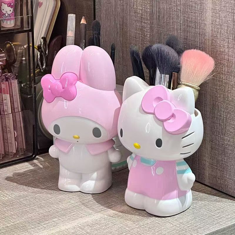 Case With Pencil Holder - Аниме-подставка для ручек Hello Kitty Melody,