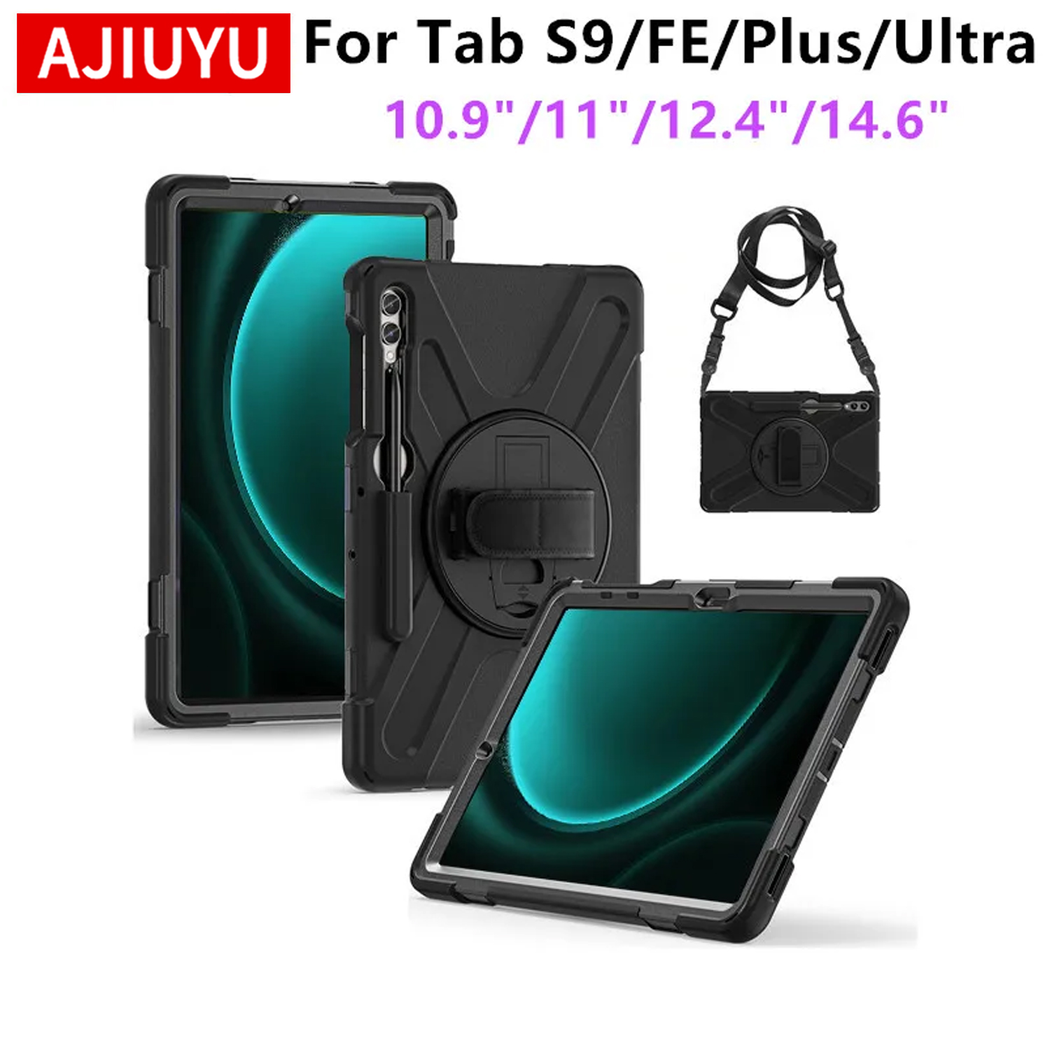 Samsung Tablet A9 Accessories - Сверхмощный противоударный чехол для Samsung Galaxy
