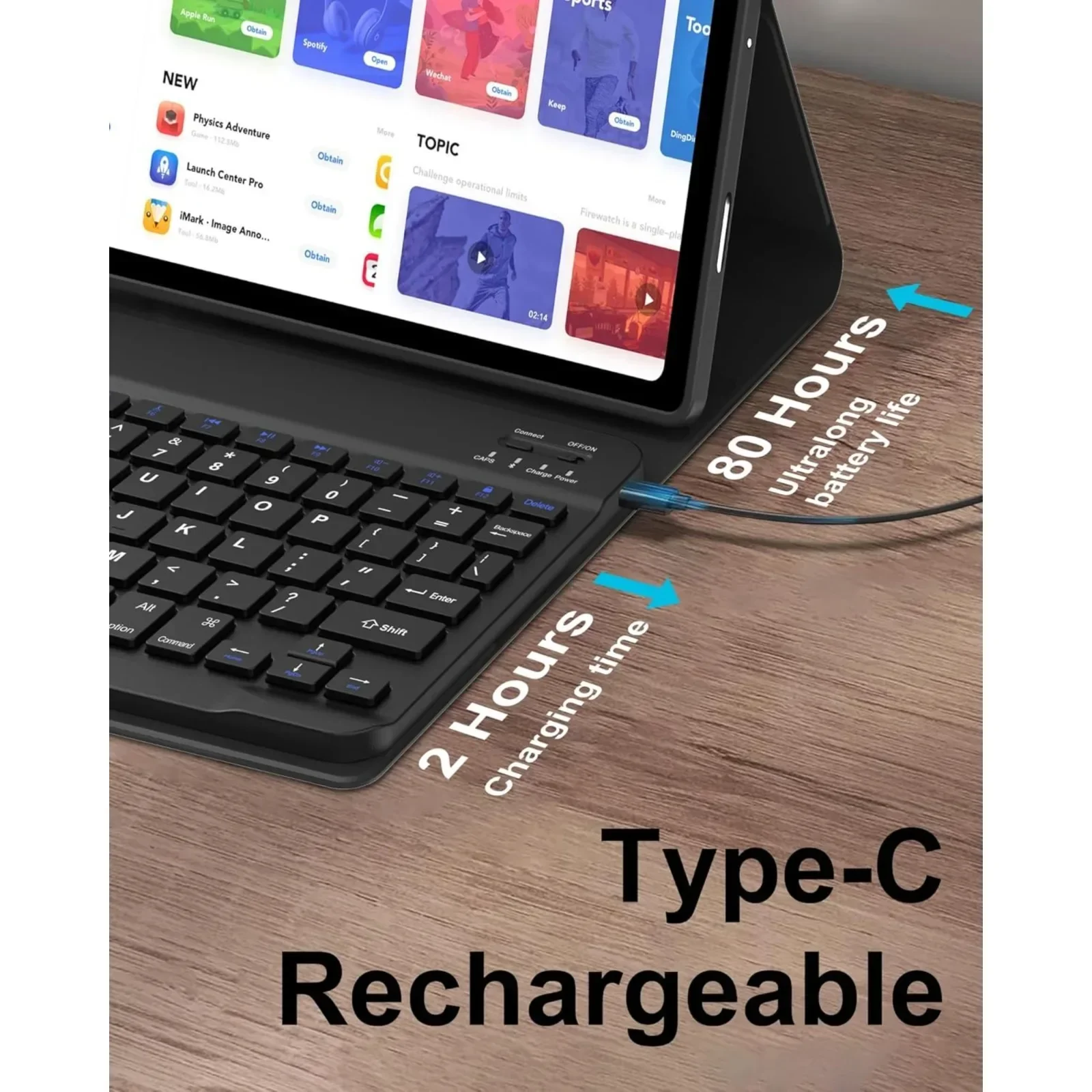 Чехол-клавиатура для планшета  – обзор и цена Tablet Keyboard Case