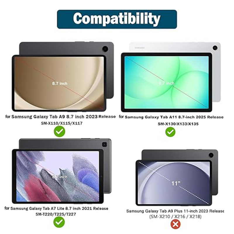 Детский чехол-подставка из ЭВА – обзор и цена Samsung Tablet A9 Accessories